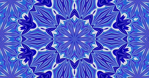 Kaleidoscopic snow patterns Stock Footage 242586655
