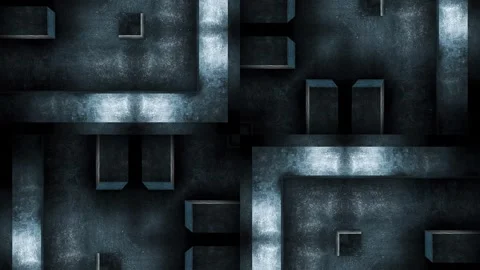 Kaleidoscopic Stone Maze Pattern Stock-Footage 265869511