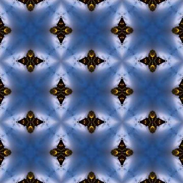 Kaleidoscopic storm seamless generated texture Stock Illustration