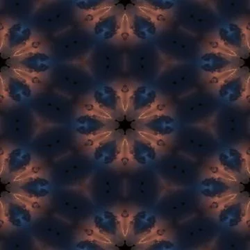 Kaleidoscopic storm seamless generated texture Stock Illustration