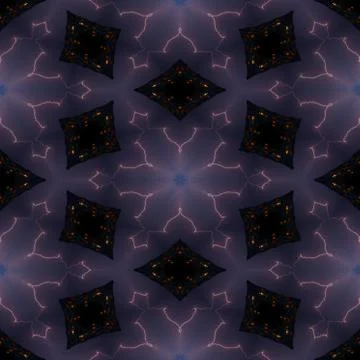 Kaleidoscopic storm seamless generated texture Stock Illustration