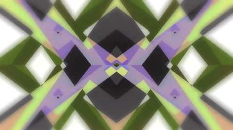 Kaleidoscopic Stripes On White Stock-Footage 54789258