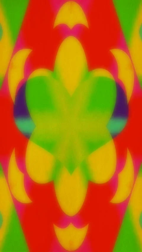 Kaleidoscopic Unity, Love - Loop Stock Footage 257082593