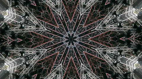Kaleidoscopic video background Stock Footage 33738529