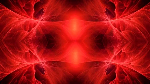 Kaleidoscopic video effect, red Stock Footage 301430086