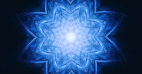 Kaleidoscopic visual effect for a DJ background. Music background.  Stock Footage 119292645