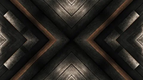 Kaleidoscopic Wooden X Pattern 스톡 동영상 266014907