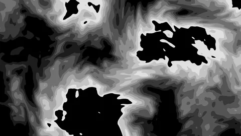 Kaleidoskope Trendy Pattern. Loop Video stock 101795956