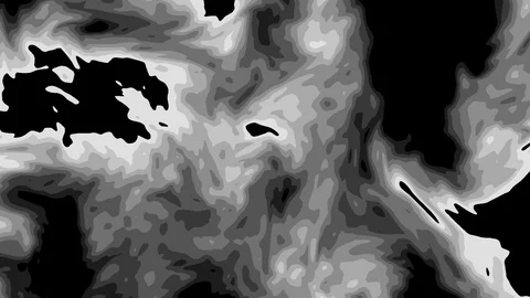 Kaleidoskope Trendy Pattern. Loop Video stock 101795980