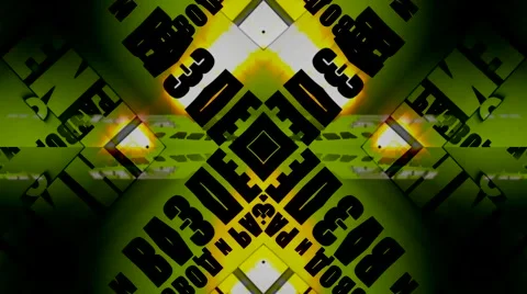 KaleidoWords Video stock 52619045