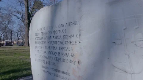 Kalemegdan monument Stock Footage 171555008