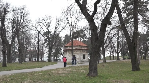 Kalemegdan park in Belgrade 動画素材 70467352