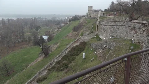 Kalemegdan park in Belgrade Video stock 70488550