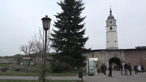 Kalemegdan park in Belgrade 動画素材 70490432