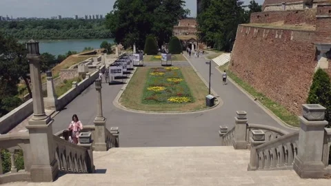 Kalemegdan park Belgrade Stock Footage 159346423