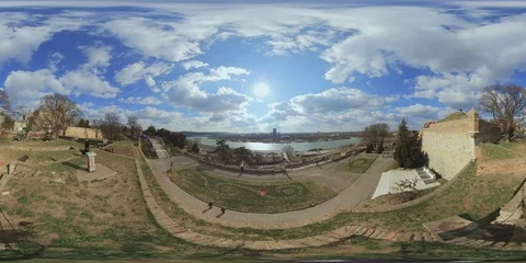 Kalemegdan timelapse Video stock 104544389