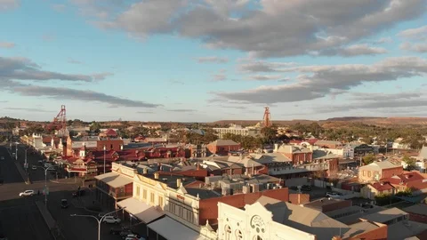 Kalgoorlie Clock Tower Stock Footage