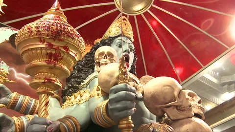 Kali devi mandir Stock Footage 202149956