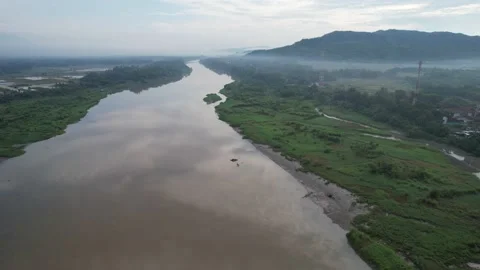 Kali Opak Bantul Stock Footage 221295745