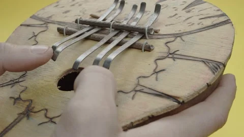 Kalimba instrument Stock Footage 130587766