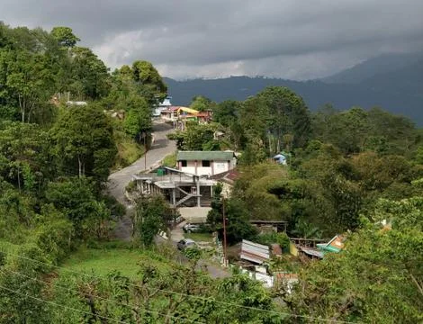 Kalimpong a hill station near Darjeeling, India Stock Photos