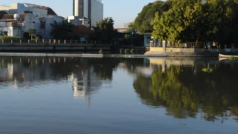 Kalirungkut river view Video stock 212546898