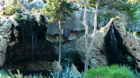 Kalithea mountain spring Stock Footage 8828792