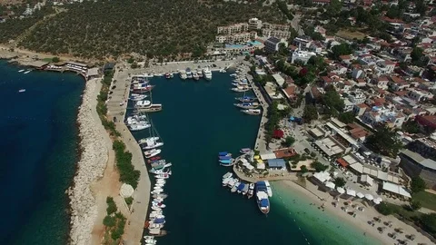 Kalkan Turkey  Stock Footage 77611028