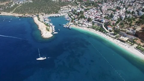 Kalkan Turkey  Stock Footage 77611086