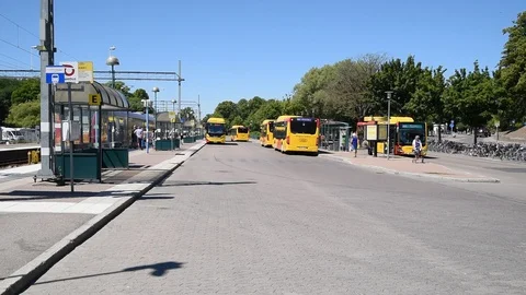 Kalmar C bus terminal Stock Footage 91967559