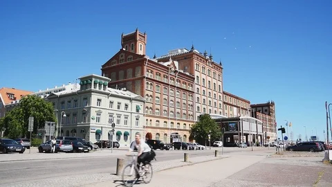 Kalmar museum building Stock Footage 92938608