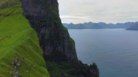 Kalsoy cliff Stock-Footage 234872754