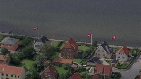 Kalundborg aerial Stock-Footage 65380722