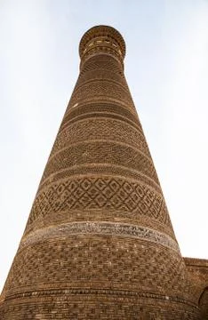 The Kalyan minaret  (Minorai Kalon) Stock Photos