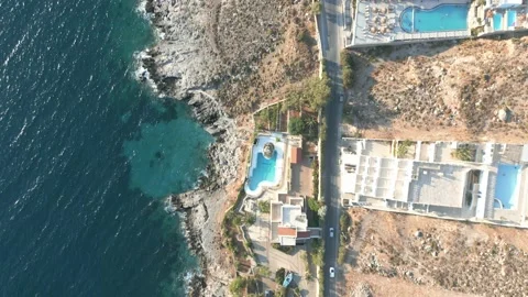 Kalymnos shoreline Stock Footage 217935930