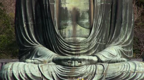 Kamakura Daibutsu Stock Footage 12424890