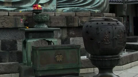 Kamakura Daibutsu Stock Footage 12441003