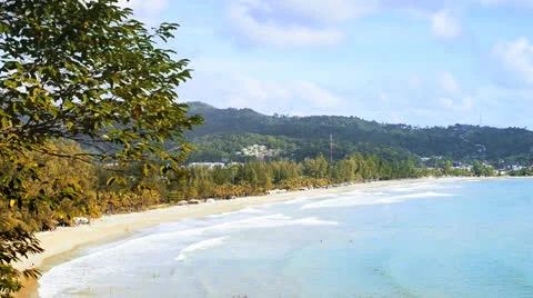 Kamala beach Stockbeeldmateriaal 26063611