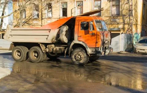 Kamaz on a Road Stock Photos