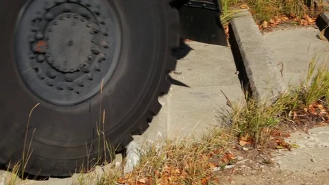 Kamaz Taifun wheels Stock Footage 84333216