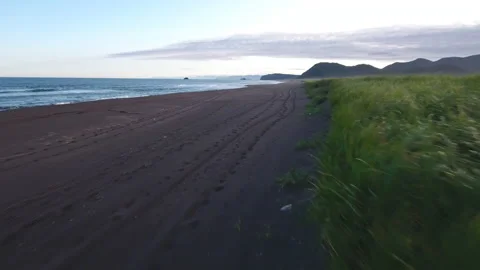 Kamchatka coast Stock Footage 174836345