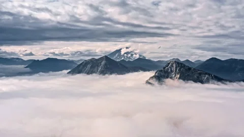 Kamchatka volcanic landscape Vídeo Stock 137025734