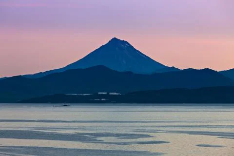 Kamchatka volcano Stock Photos