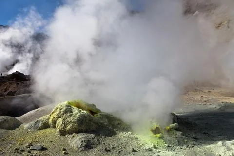 Kamchatka volcano Stock Photos