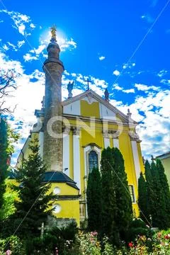 Kamianets Podilskyi Cathedral 04 Stock Photos
