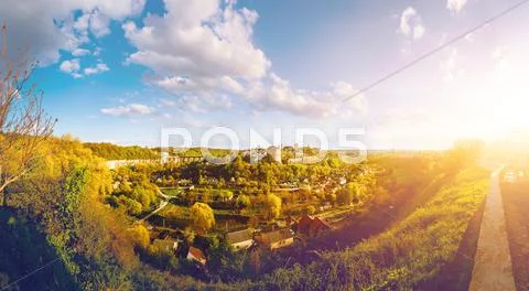 Kamianets Podilskyi cityscape Stock Photos