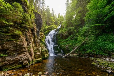 Kamienczyk Waterfall Stock Photos