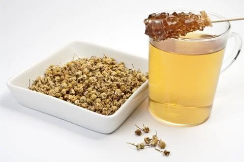 Kamillentee Stock Photos