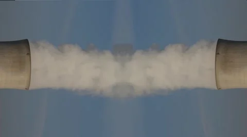 Kaminrauchhintergrund Video stock 1080012