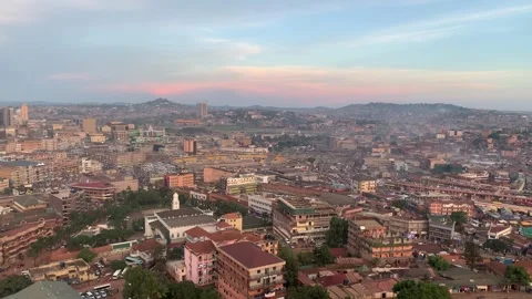 Kampala city view - UGANDA Stock Footage 264604830